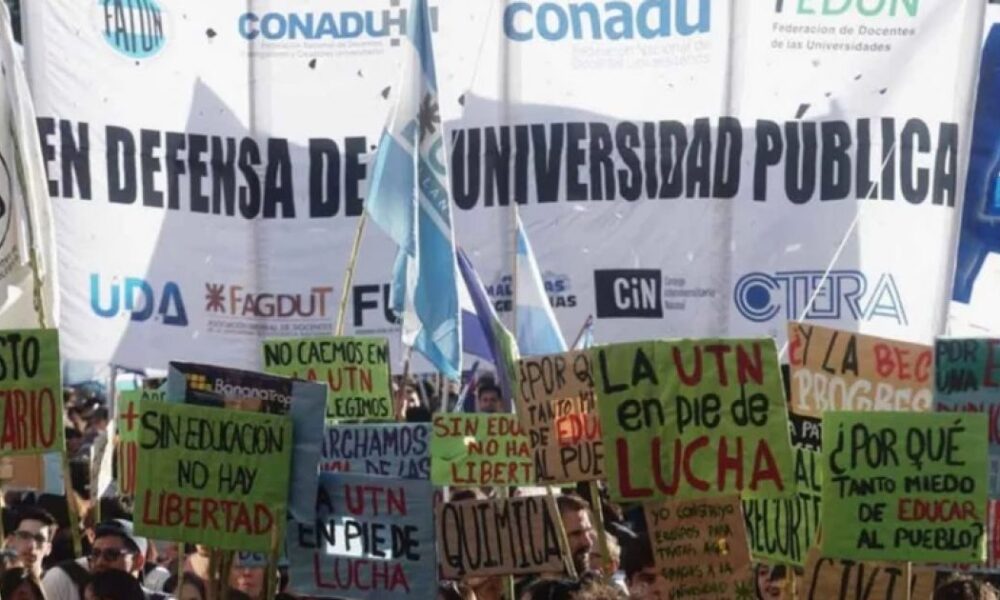 CONADU Histórica confirmó un paro universitario para el próximo jueves